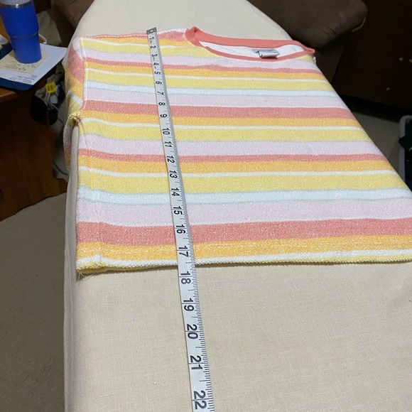 Haute Hippie Kids Terry Cloth Pajama Lounge Set, Pastel Stripes, Size Large. - Picture 12 of 13